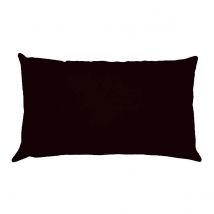 Taie D'oreiller Rectangle Unie en Coton - Noir - Coton - Home Maison