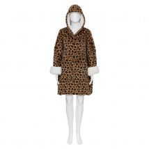 Sweat plaid à capuche - Beige - 90x120 cm - Polyester - Home Maison