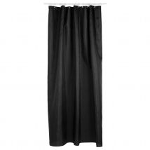 Rideau de douche en polyester - Noir - 180x200 cm - Polyester - Home Maison