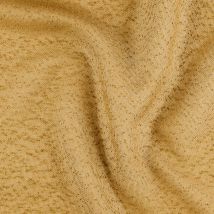 Voilage à Galon Fronceur - Effet Bouclé - Jaune Foncé - 290x240 cm - Polyester - Home Maison