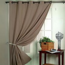 Rideau 80% occultant vu sur D&CO ! - Taupe - 140x260 cm - Polyester - Home Maison