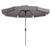 Parasol 300 cm rond extérieur - Beige - Polyester - Home Maison