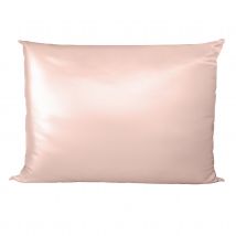 Taie d’oreiller en soie naturelle 100 % mûrier - Rose - Soie - Home Maison