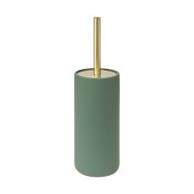 Brosse WC style chic - Vert foncé - 10.1x35.7 cm - Polypropylène/Résine - Home Maison