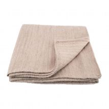 Plaid laine 100% - Naturel - Laine - Home Maison