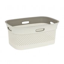 Panier à linge 45L - Naturel - Polypropylène - Home Maison