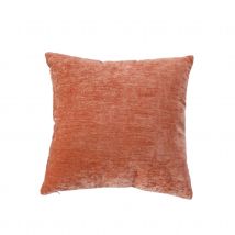 Coussin déhoussable en velours - Cuivre - 40x40 cm - Velours - Home Maison