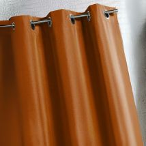 Rideau d'extérieur en tissu déperlant - Terracotta - Polyester - Home Maison
