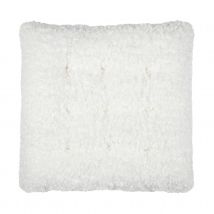 Coussin de chaise carré bouclette - Violet - Home Maison