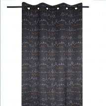 Rideau occultant au style international - Gris - Polyester - Home Maison