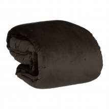 Dessus de lit matelassé - Gris - Polyester - Home Maison