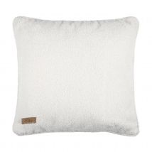 Coussin carré - Effet bouclette - Violet - Home Maison