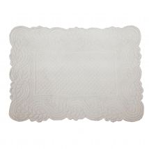 Set de table morphée miel - Blanc - Coton - Home Maison