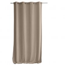 Rideau tamisant en velours - Naturel - Home Maison