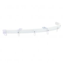 Rail flexible en métal - Blanc - 5 m - Métal - Home Maison