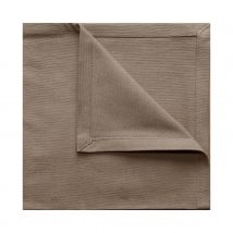 Serviette de table unie et colorée - Beige - Coton - Home Maison