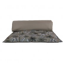 Matelas bain de soleil extérieur motif exotique - Naturel - Home Maison