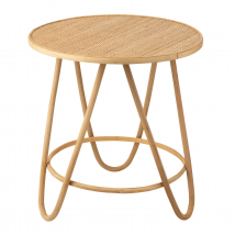 Table d'appoint en rotin - Beige - Rotin - Home Maison