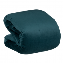 Dessus de lit matelassé - Bleu - Polyester - Home Maison