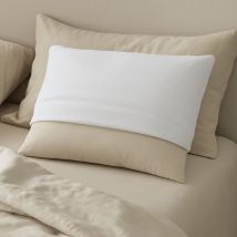 Protège Oreiller molleton 100% Coton - Blanc - 50x70 cm - Coton - Home Maison