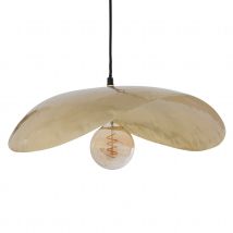 Suspension luminaire design en métal doré - Doré - 56 cm - Métal - Home Maison