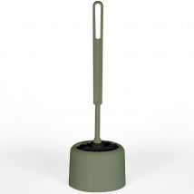 Brosse Wc Classique - Kaki - 11x11x36 - Polypropylène - Home Maison