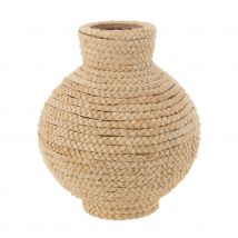 Vase en rotin tressé rond - Naturel - 44x44x52 cm - Rotin - Home Maison