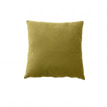 Coussin dehoussable en velours - Bronze - 40x40 cm - Polyester - Home Maison