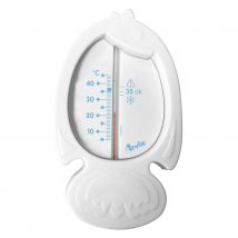 Thermomètre de bain en forme de poisson - Blanc - 13x18 cm - Plastique - Home Maison