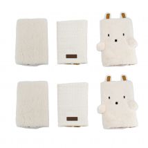 Tour de lit modulable bébé rembourré - Crème - 40x25 cm - Coton/Polyester - Home Maison