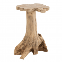 Table basse en bois naturel - Naturel - 46x43x66 cm - Bois - Home Maison