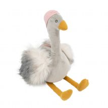 Peluche Zélie l'oie cendrée - Gris - 45 cm - Coton/Polyester - Home Maison