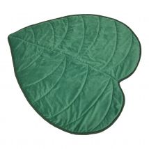 Tapis nomade pour chien et chat monstera - Vert - 120x110 cm - Microfibre/Velours - Home Maison