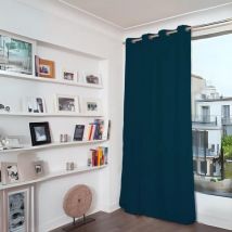 Rideau Phonique Occultant et Thermique "MOONDREAM" - Bleu - Polyester - Home Maison