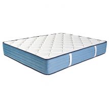 Matelas en mousse mémoire de forme de 20 cm - Soutien mi-ferme - Blanc - Mousse - Home Maison