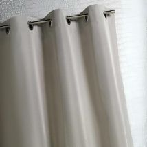 Rideau d'extérieur en tissu déperlant - Beige - Polyester - Home Maison