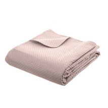 Couvre-lit et ses 2 taies assorties - Rose - Polyester - Home Maison