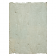 Edredon en gaze de coton - Vert - Coton - Home Maison