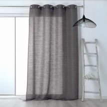 Voilage Aérien en toile de jute - Gris clair - 150x240 cm - Jute - Home Maison