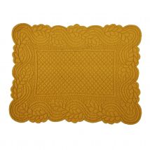 Set de table morphée miel - Jaune - Coton - Home Maison