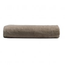Serviette de bain pur coton 600 g/m² Mirmande - Taupe - 70x140 cm - Coton - Home Maison