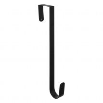Accroche couronne en métal - Noir - Métal - Home Maison