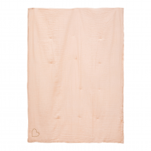 Edredon en gaze de coton - Rose - Coton - Home Maison