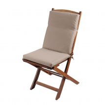 Coussin de chaise extérieur assise et dossier - Lin - 40x90 cm - Polyester - Home Maison