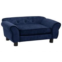 Canapé pour chien style chic - Bleu - Polyester - Home Maison