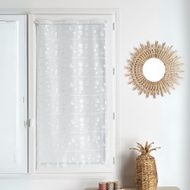 Modulable maille motif géométrique - Blanc - 45x120 cm - Polyester - Home Maison