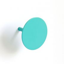 Patère à Fixer Colorée - Turquoise - Métal - Home Maison