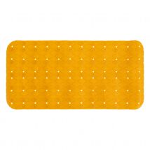 Tapis de bain antidérapant - Jaune - 70x35 cm - Polyester - Home Maison