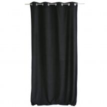 Rideau tamisant en velours - Noir - Home Maison