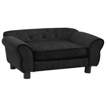 Canapé pour chien style chic - Noir - Polyester - Home Maison